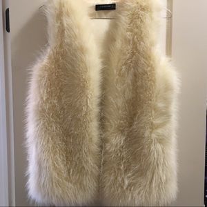 Online boutique faux fur vest